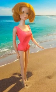 Vintage Stacey Barbie Doll Mod Era Flip Titian Red Hair MOD. 1969 - Picture 1 of 13