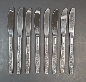 Festzug "Ernte" moderne massive Messer 8 Stück Edelstahl schwarzer Akzent - Bild 1 von 12