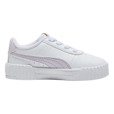 Puma Carina 3.0 Frst Blssm AC Puma blanco-lila escarcha para niños pequeños (403104 01) Foto 1 de 3
