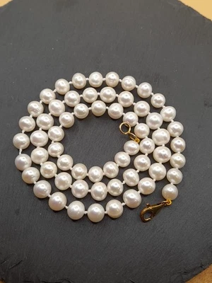 Süßwasserperlen Kette mit 333er Verschluss - Bild 1 von 4