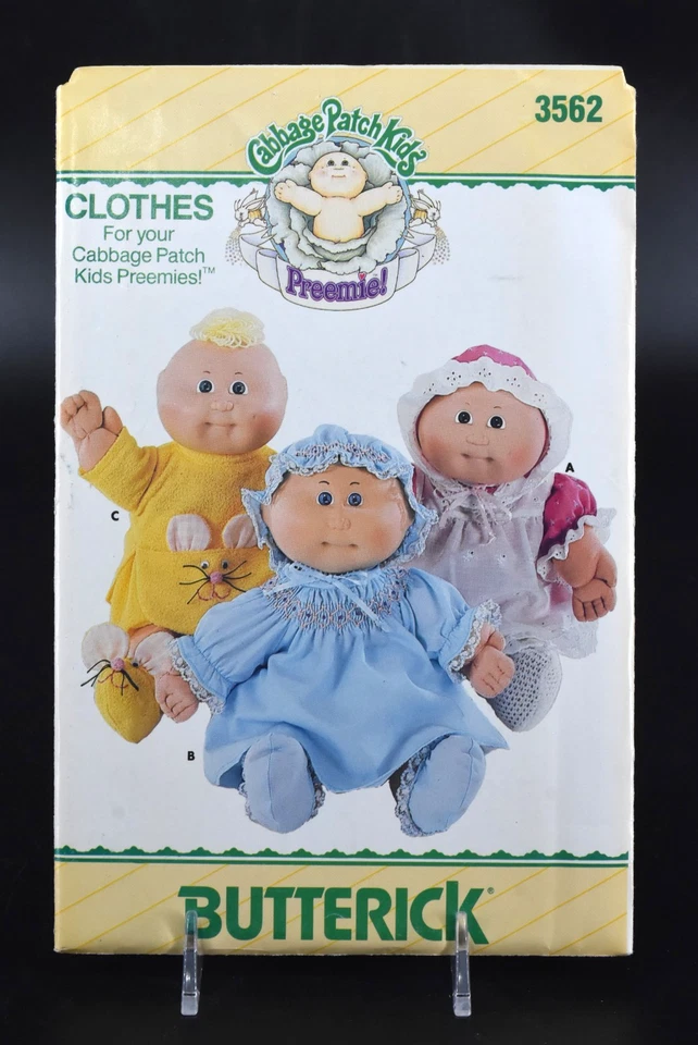 Butterick Pattern 3381 Cabbage Patch Kids Ornaments From 1985