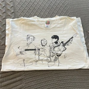 VINTAGE 3 Stooges Fender Guitar Promo {1967} Tee Single Stitch USA ~ Large - Picture 1 of 12