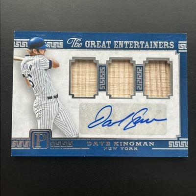 2016 Panini Pantheon Dave Kingman The Great Entertainers Bat Auto #139/199 Mets - Image 1 of 2