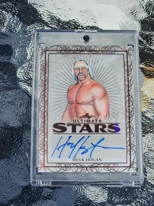 WWE WWF Hulk Hogan 2020 Leaf Ultimate Stars Wrestling Autograph Auto Card US-HH1 - Bild 1 von 2