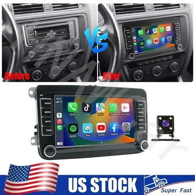 Android Car Play Car Stereo RDS Radio GPS For Volkswagen GTI Base Hatchback 2011 - Image 1 of 4