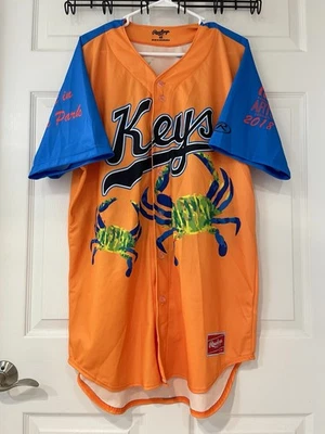 2018 Frederick Keys Art In The Park Game Used #31 Jersey Signed Alex Wells SZ 48 - Image 1 of 4