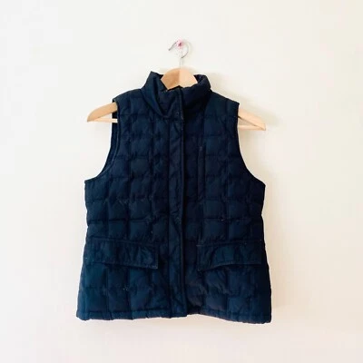 Kenneth Cole Reaction black down feather puffer vest small S - Image 1 of 4