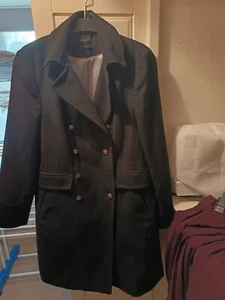 Winter coat. Double breasted military style. Fully lined. - Picture 1 of 3