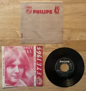 45 7" FRENCH SP JUKEBOX FRANCE GALL ATTENDS OU VA T'EN - Picture 1 of 2