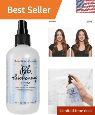 Pre-Styling Blow-Dry Spray for Thick, Lush Hair - Free from Harmful Ingredients - Image 1 of 4