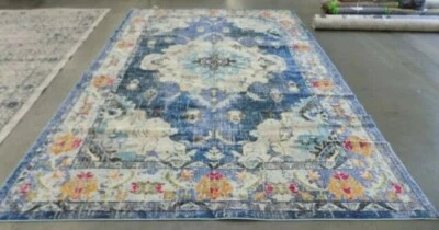 Alfombra corta azul marino/azul claro 10' x 14' menos precio 1172585764 MNC243N-10 Foto 1 de 4