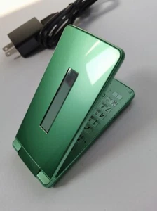 SHARP AQUOS Keitai 3 805SH Softbank Unlocked Single SIM Green Flip phone JAPAN - Picture 1 of 19