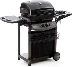 Piùsaporillo Barbecue, Sistema Di Cottura a Pietra Lavica, Nero, 52X122X103 Cm - Imagen 1 de 12
