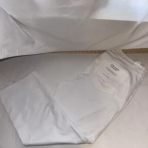 Good American White Good Curve Straight White Button Fly Raw Hem Size 20 - Bild 1 von 7
