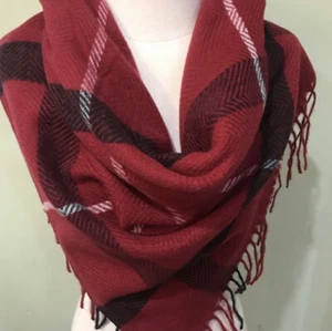 Women’s Winter Oversized Blanket Scarf & Wraps 53”x53” - Picture 1 of 5
