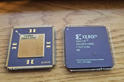 Rare Mil Spec Xilinx XQ4013E F1425805A 4M Ceramic FPGA 10000 Gates 125MHz CMOS - Image 1 of 3