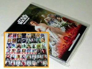 Star Wars Sammelalbum + 48 Karten als Komplettsatz 1-48 komplett Disney - Bild 1 von 2