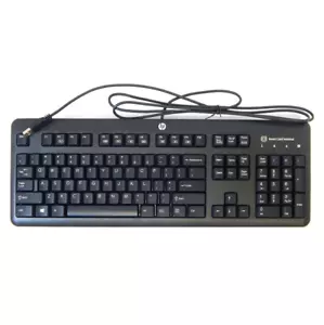 HP USB US Smartcard CCID QWERTY Keyboard 700847-001 - New - Picture 1 of 4