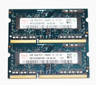 Genuine 4gb (2 x 2gb) PC3-10600s Memory- Apple 13.3" Macbook Pro A1278 Late 2011 - Image 1 of 2