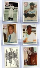 MONTE IRVIN 1992 FRONT ROW PREMIUM ALL TIME GREATS AUTOGRAPH 5 CARD SET GIANTS
