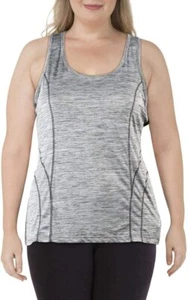 NWT Women's REEBOK Training Racerback Dynamic Tank Top Black Heather Size: XL - Picture 1 of 9