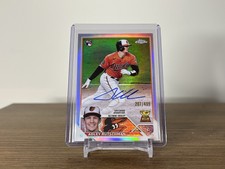 2023 Topps Chrome Adley Rutschman Refractor Autograph #RA-AR Rookie /499