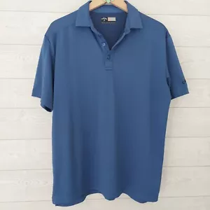 Polo da golf uomo Callaway Opti Dri blu performance taglia large - Foto 1 di 8