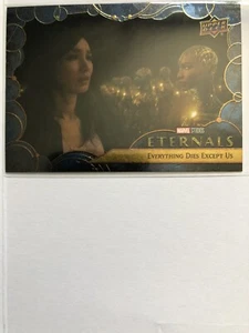 2023 UD Marvel Eternals Base Card # 15 Everything Dies Except Us - Picture 1 of 2
