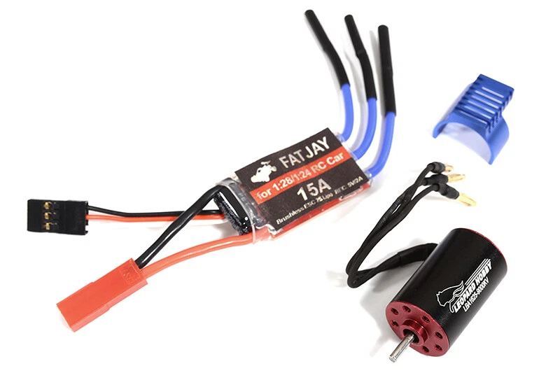 2S Brushless 15A ESC + Leopard 1625 motor 9000kV - Image 1 of 1