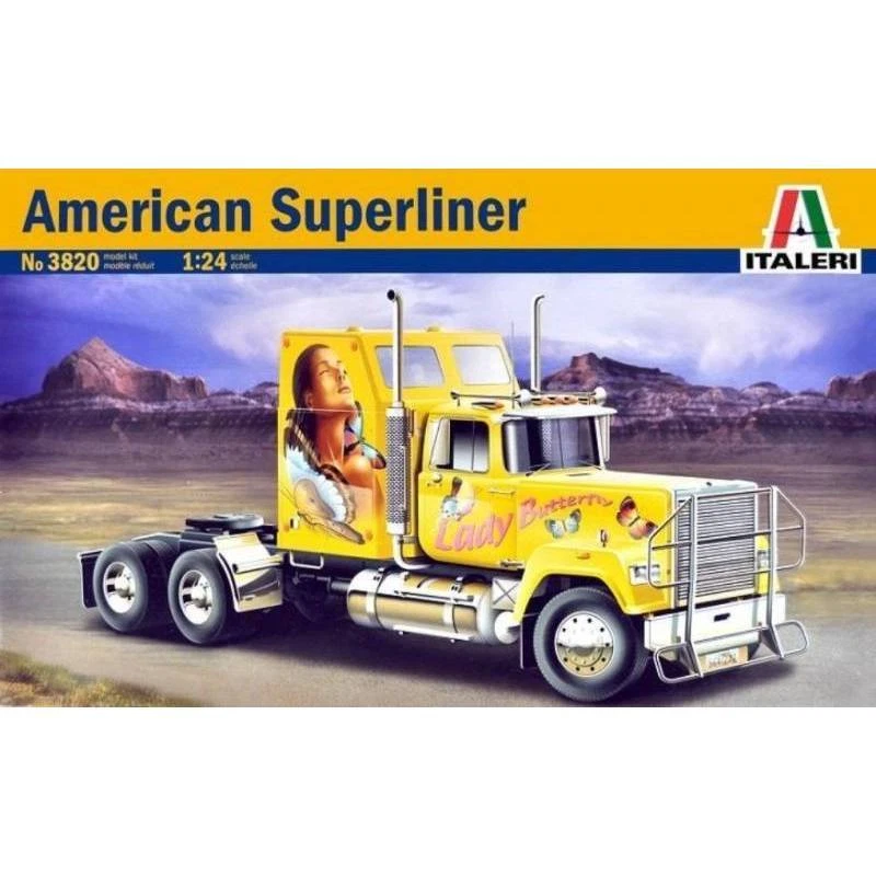 Modellino Camion American Superliner ITALERI 3820 1/24ème Modellino Char Promo - Immagine 1 di 1