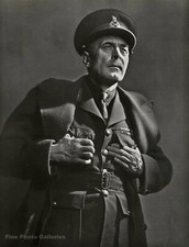 1946 Original GENERAL ANDREW McNAUGHTON Canada Army YOUSUF KARSH Photo Art 16x20