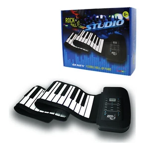 Rock And Roll It- Studio Piano. Portable, Flexible, MIDI Compatible With 61 Keys - Picture 1 of 12