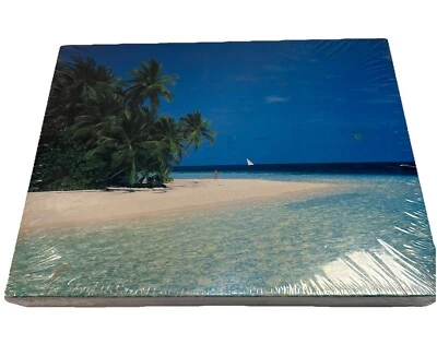 Vtg Puzzle Springbok Island Fantasy 500 Pc Sealed 18"x 24" Ocean Sailboat Palms - Image 1 of 4