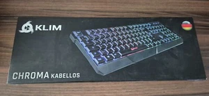 KLIM Chroma Wireless Gaming Tastatur Kabellos QWERTZ DEUTSCH RGB - Bild 1 von 2