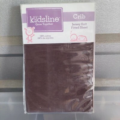 Kidsline Crib Jersey Knit Fitted Sheet 100% Cotton Size - 52 in x 28 in - Image 1 of 4
