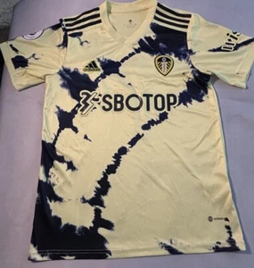 ADIDAS Leeds United 2022-23 Away Kit Jersey Tricot Maillot Aaronson 7 Size M - Picture 1 of 5