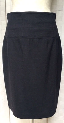 Saia ELIE TAHARI mistura de lã marrom moderno tweed fino lápis comprimento do joelho forrada 12 - Imagem 1 de 4