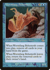 WORMFANG BEHEMOTH ~mtg NM Judgment Rare x1