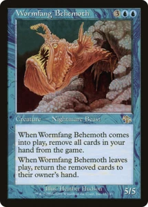 WORMFANG BEHEMOTH ~mtg NM Judgment Rare x1 - Picture 1 of 1
