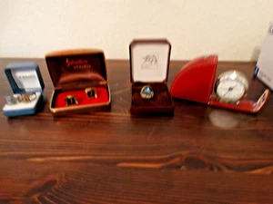 1x Restposten Herrenschmuck 2 Paar Chufflinks + 1xUhr + 2xRinge - Bild 1 von 4