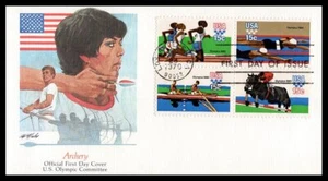 US FDC # 1791-1794 15c Olympics block Fleetwood 1979, 9p6602 - Picture 1 of 1