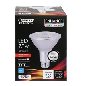 Feit PAR30LDM/930CA 75W Equivalent Warm White PAR30L Dimmable CEC Title 24 - Picture 1 of 6