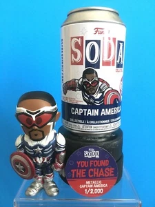Funko Soda Captain America Chase With Wings Metallic LE 2000 - Picture 1 of 2