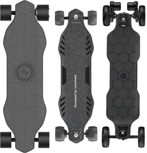 Electric Longboard Skateboard Adults 400/1200/3000W 10/12/28Mile 12/28/32Mph - Picture 1 of 28
