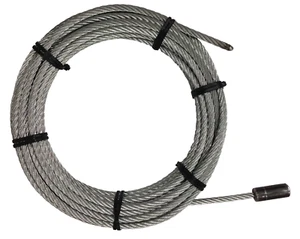 Cable de repuesto de tubo extractor de rebanadas mini línea sin zanjas de servicio de agua 1/4”x 75’ - Imagen 1 de 3