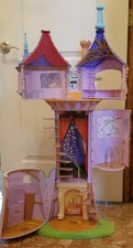 Rapunzel Tower 42"_Disney Tangled Castle Turret, Princess Dollhouse, also Barbie