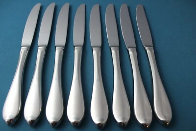 8 Dinner Knives Hollow Gorham STUDIO Glossy Stainless Vietnam NEW 9 1/4" - Image 1 of 4