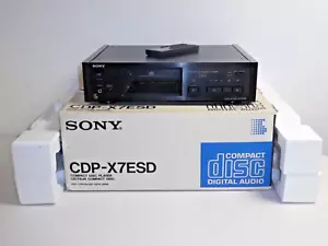 Sony CDP-X7ESD High-End CD-Player Schwarz in OVP inkl. FB, 2 Jahre Garantie - Bild 1 von 11