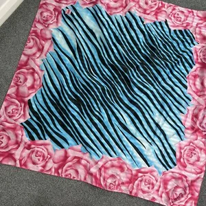 Y2K tiger rose square scarf - Picture 1 of 2