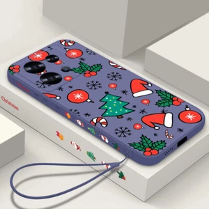 Santa Hat case For Xiaomi Poco X6 F6 13T Redmi Note 13 12 11Pro Silicone Cover - Picture 1 of 20